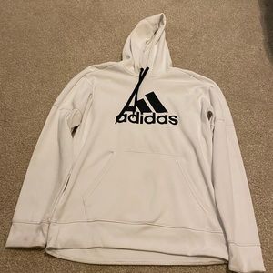 Adidas hoodie white